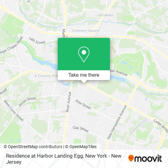 Residence at Harbor Landing Egg map