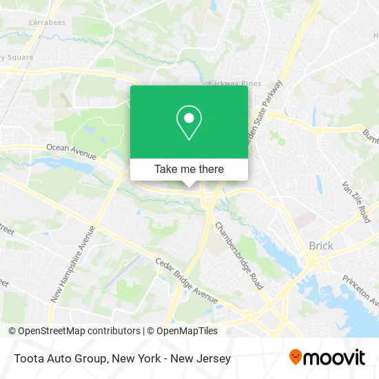 Toota Auto Group map