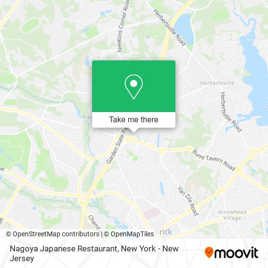 Mapa de Nagoya Japanese Restaurant