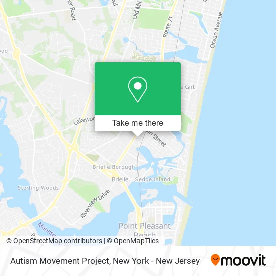 Autism Movement Project map
