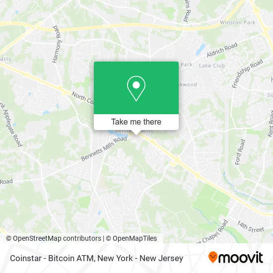 Coinstar - Bitcoin ATM map