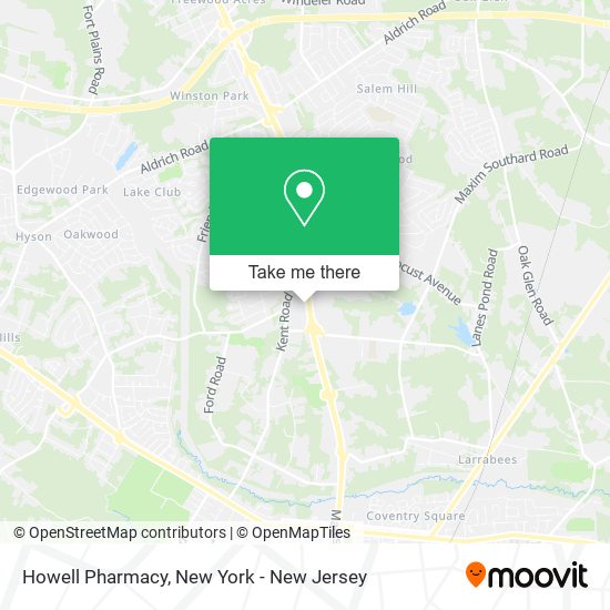Mapa de Howell Pharmacy