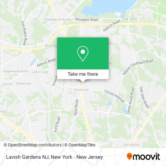 Lavish Gardens NJ map
