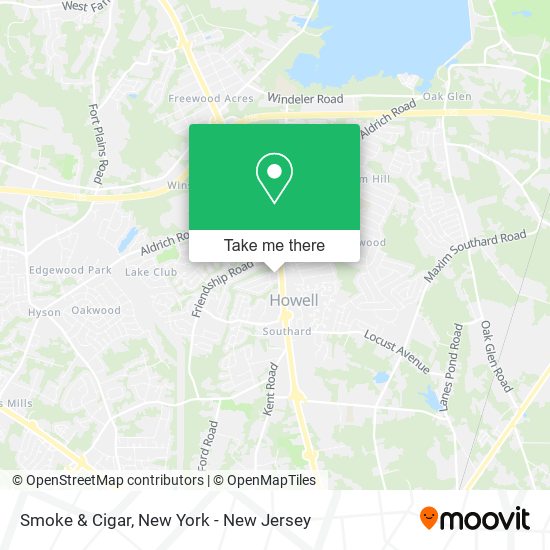 Smoke & Cigar map