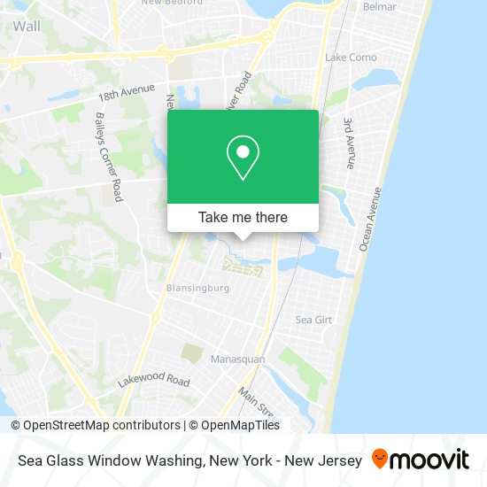 Sea Glass Window Washing map