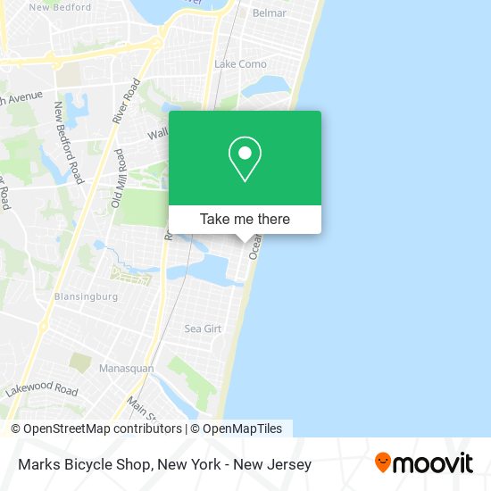 Mapa de Marks Bicycle Shop