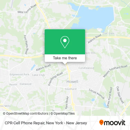 CPR-Cell Phone Repair map