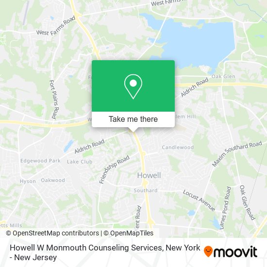 Howell W Monmouth Counseling Services map