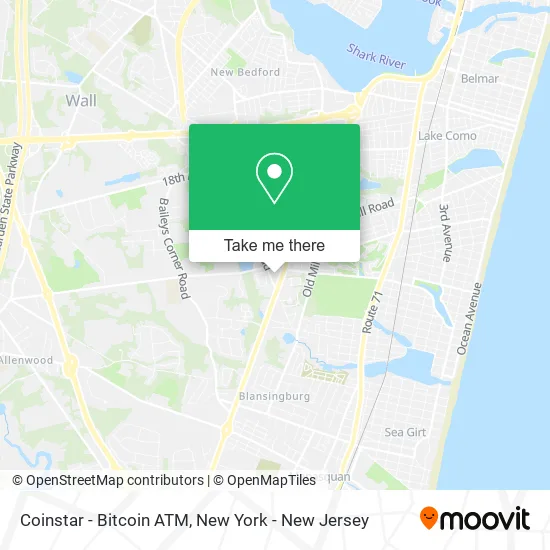 Coinstar - Bitcoin ATM map