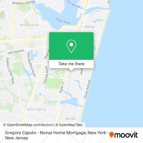 Gregory Caputo - Novus Home Mortgage map