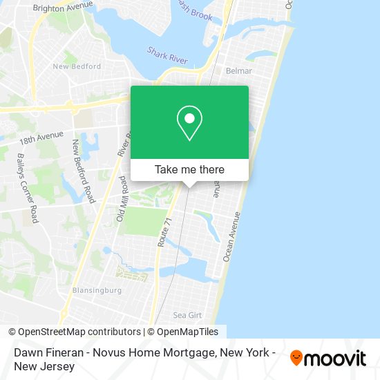 Mapa de Dawn Fineran - Novus Home Mortgage