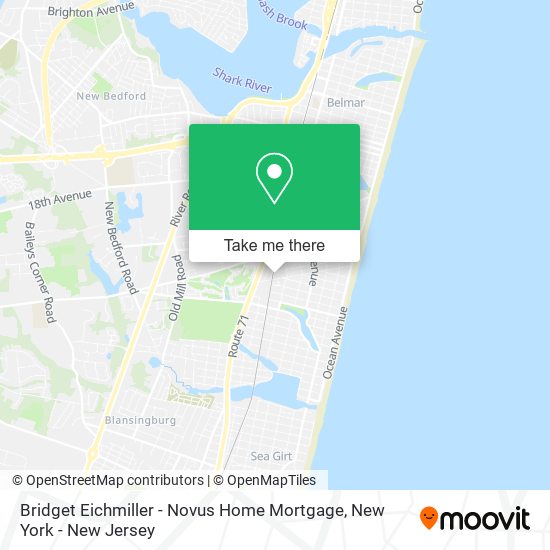 Bridget Eichmiller - Novus Home Mortgage map