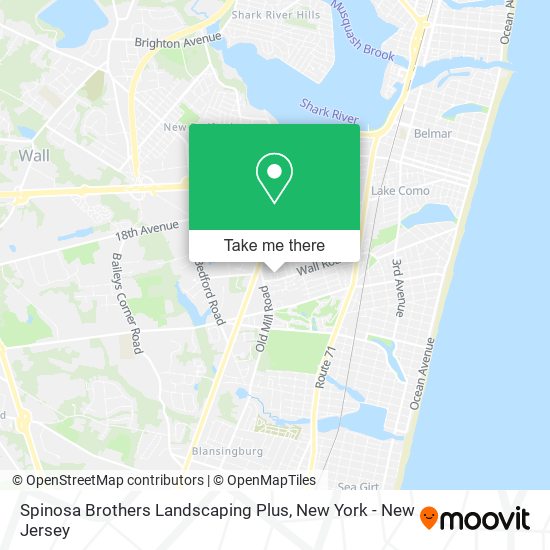 Spinosa Brothers Landscaping Plus map