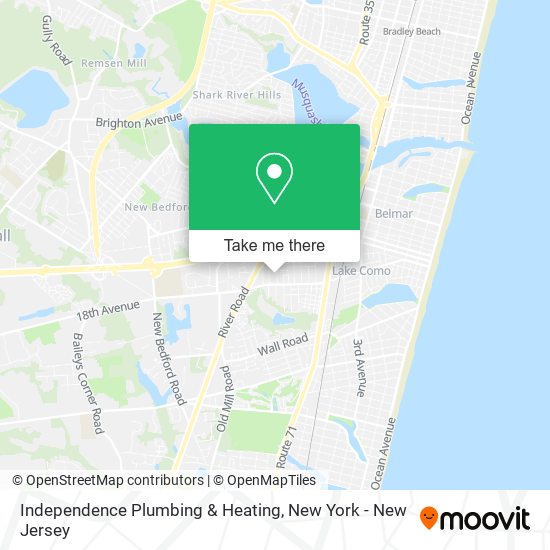 Independence Plumbing & Heating map