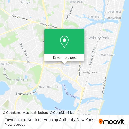 Mapa de Township of Neptune Housing Authority