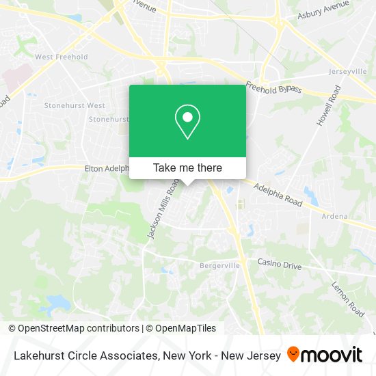 Mapa de Lakehurst Circle Associates
