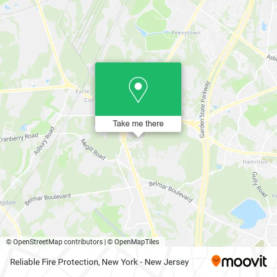 Reliable Fire Protection map