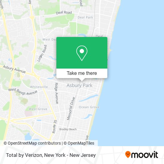 Mapa de Total by Verizon