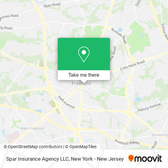 Mapa de Spar Insurance Agency LLC