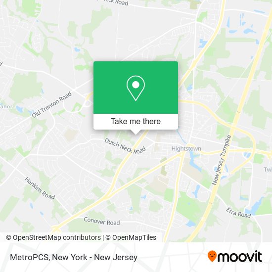 MetroPCS map