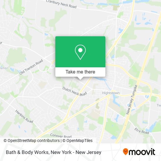 Mapa de Bath & Body Works