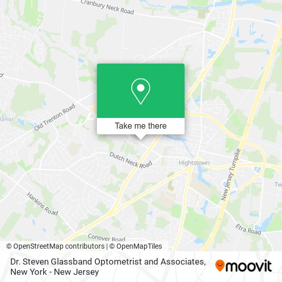 Dr. Steven Glassband Optometrist and Associates map