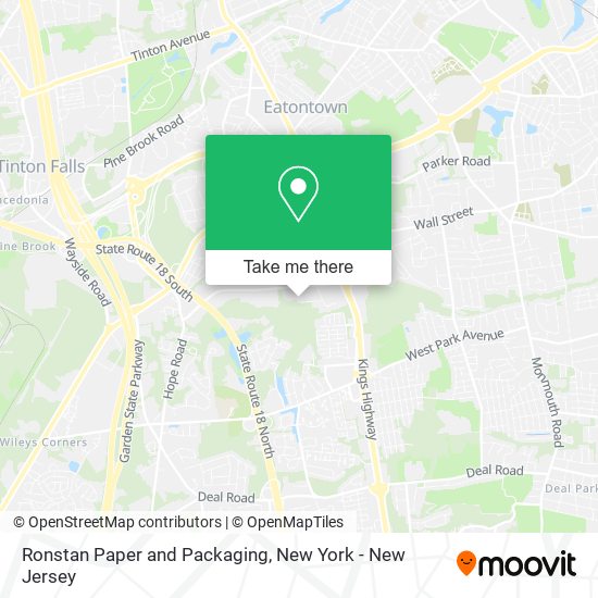 Ronstan Paper and Packaging map