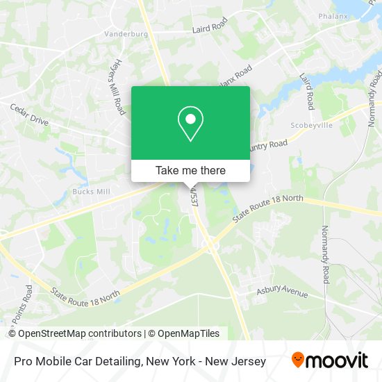Mapa de Pro Mobile Car Detailing