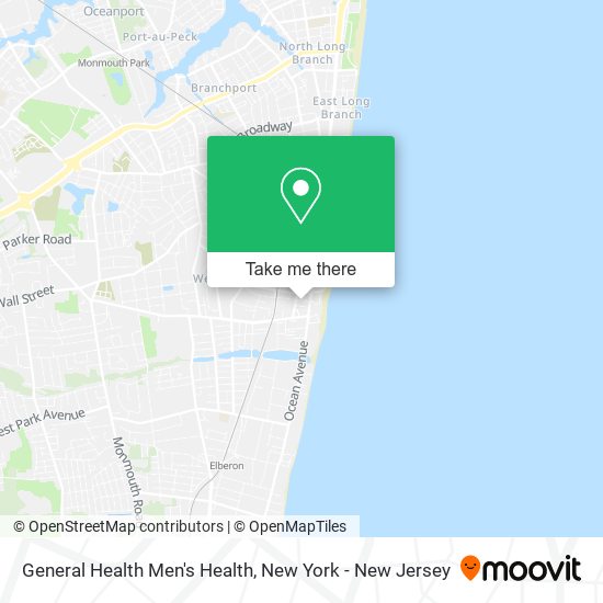 General Health Men's Health map