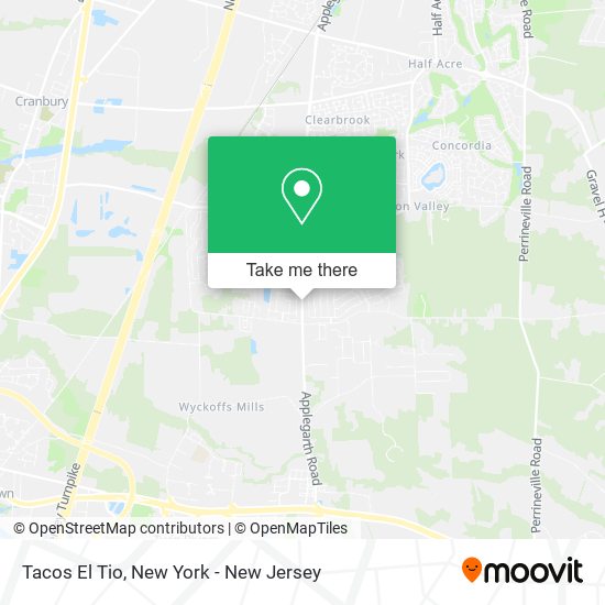 Mapa de Tacos El Tio