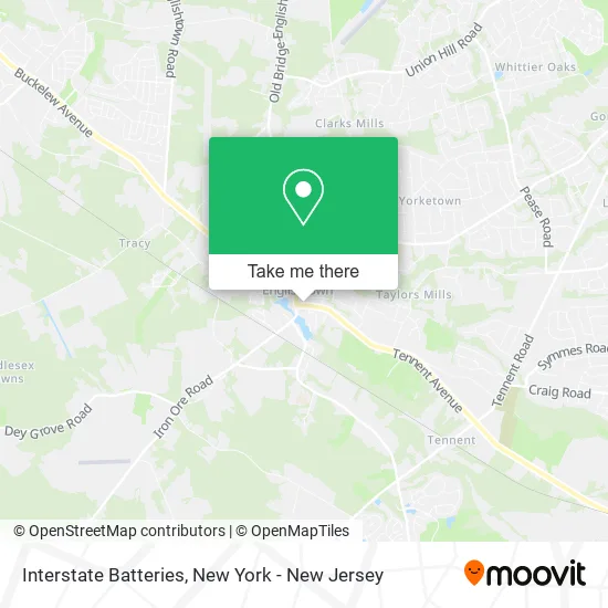 Interstate Batteries map