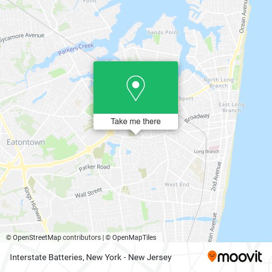 Interstate Batteries map