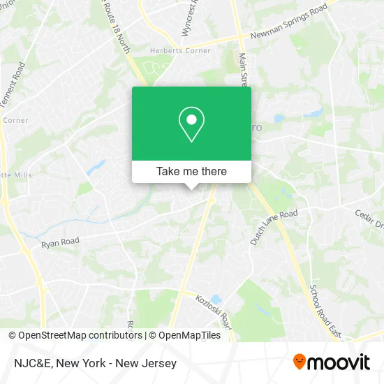 NJC&E map
