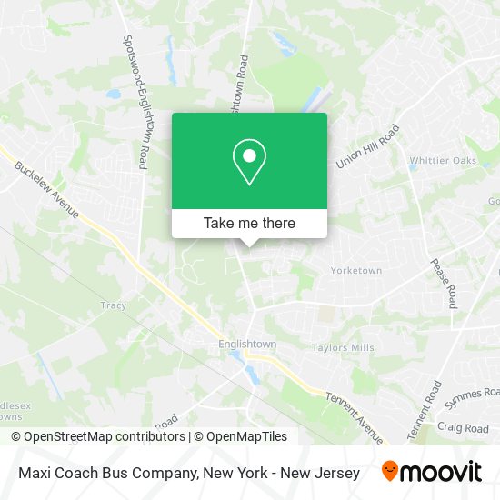 Mapa de Maxi Coach Bus Company