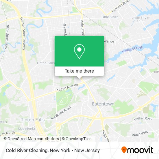 Cold River Cleaning map