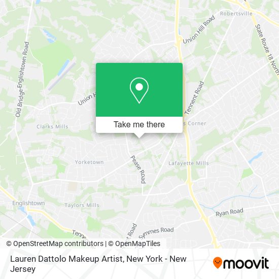 Lauren Dattolo Makeup Artist map