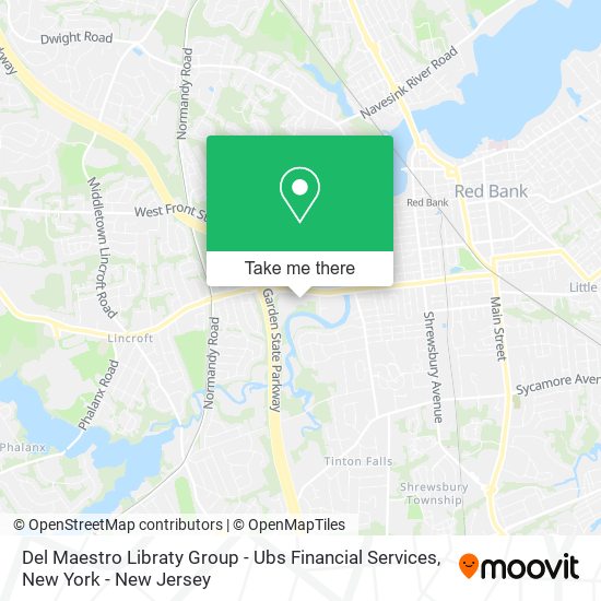 Mapa de Del Maestro Libraty Group - Ubs Financial Services
