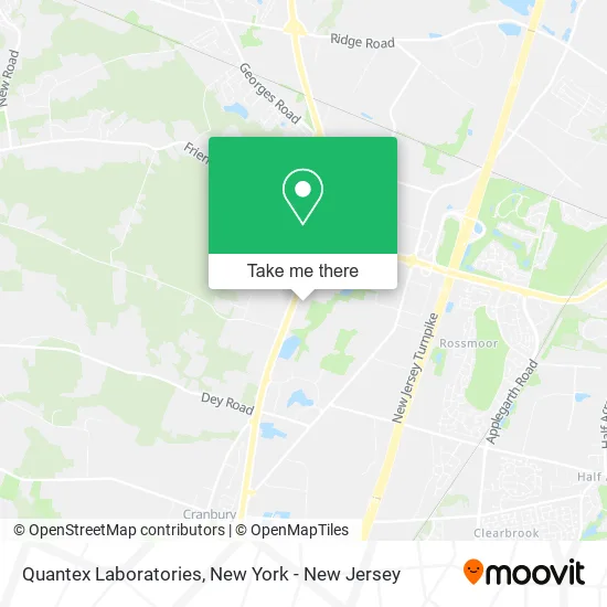 Quantex Laboratories map