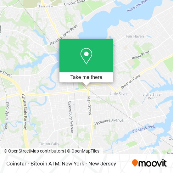 Mapa de Coinstar - Bitcoin ATM