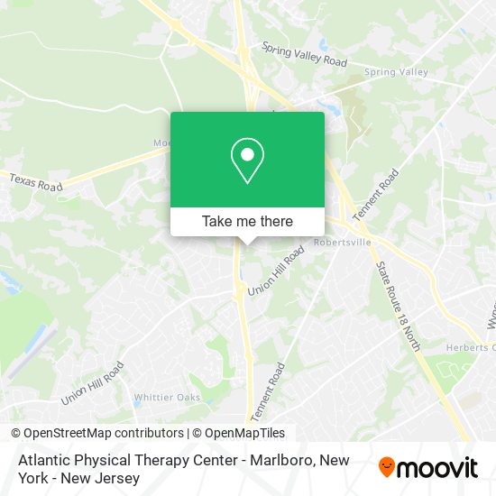 Mapa de Atlantic Physical Therapy Center - Marlboro