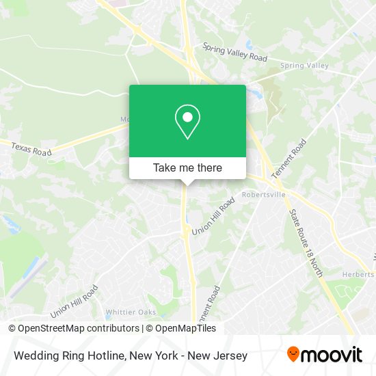 Wedding Ring Hotline map