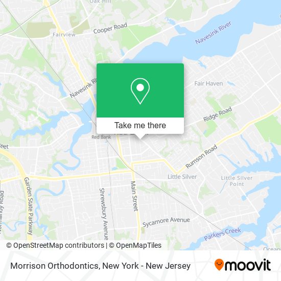 Morrison Orthodontics map