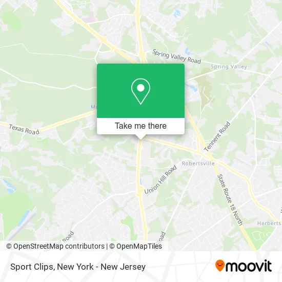 Sport Clips map
