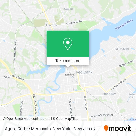 Agora Coffee Merchants map