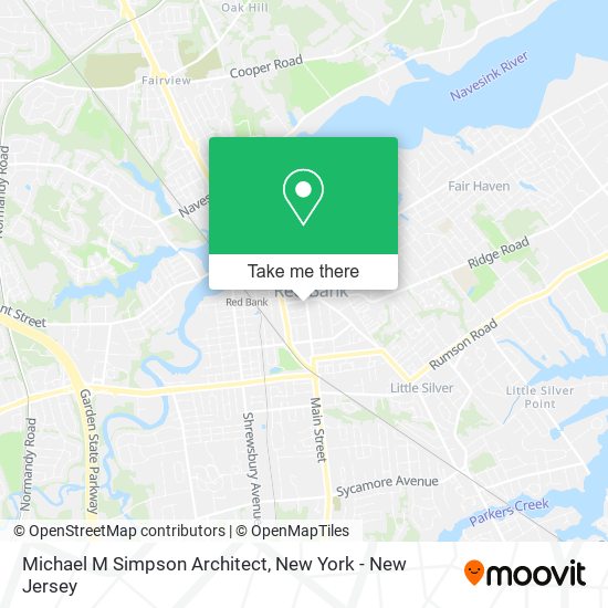 Michael M Simpson Architect map
