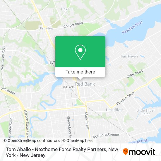 Mapa de Tom Aballo - Nexthome Force Realty Partners