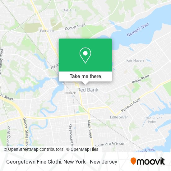 Mapa de Georgetown Fine Clothi