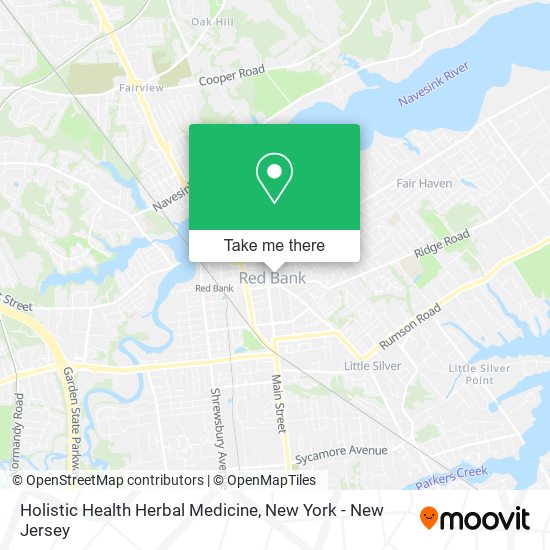 Holistic Health Herbal Medicine map