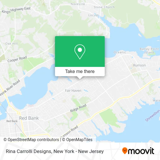 Rina Carrolli Designs map