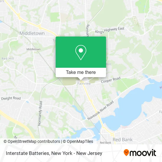 Interstate Batteries map